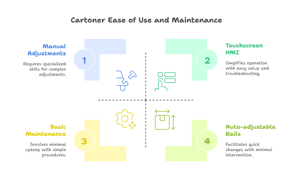Cartoner Ease of Use and Maintenance