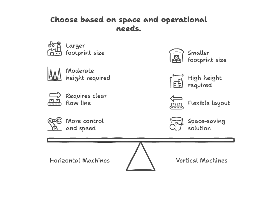 Choose based on space and operational needs