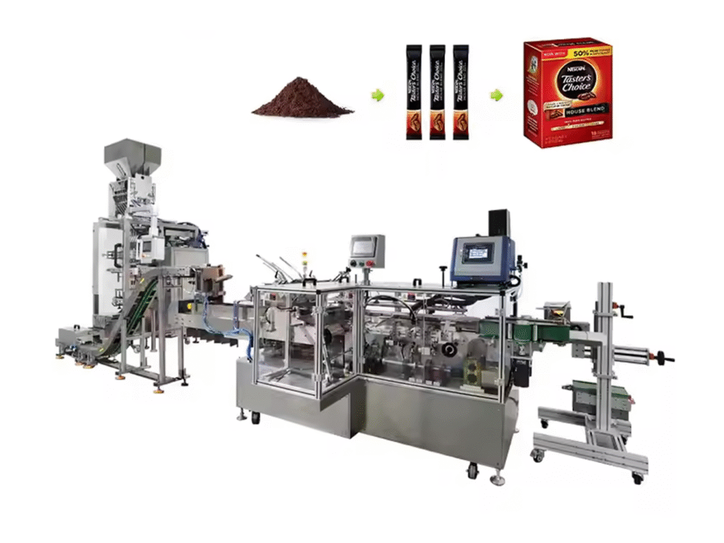 coffee box packaging machine