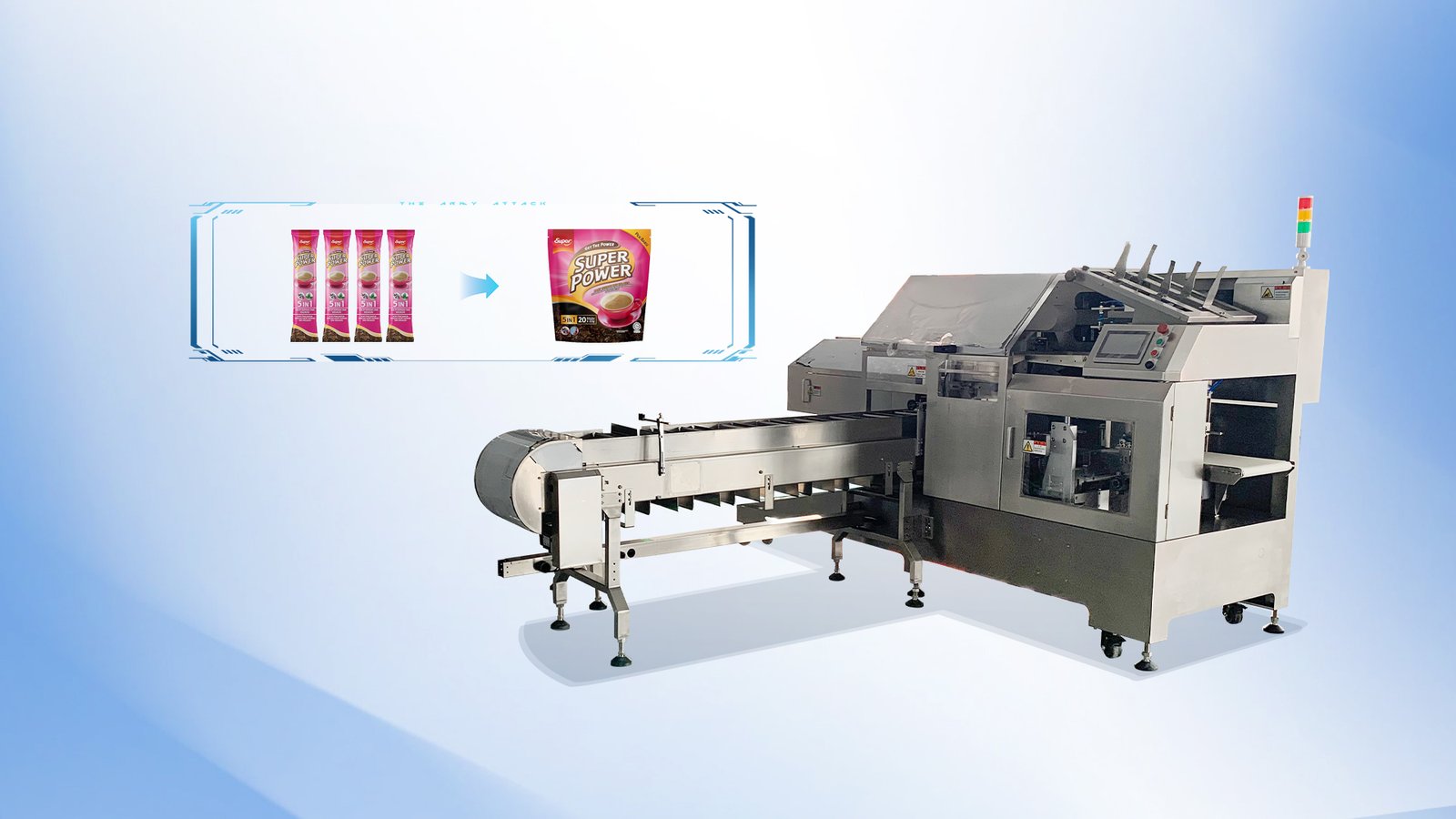 secondary packaging machine package sizes