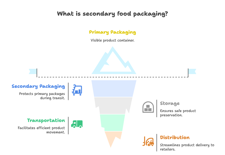 What is secondary food packaging